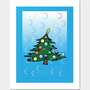 Christmas tree Posters and Art